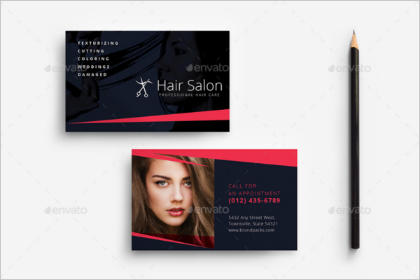 Salon Appointment Card Template