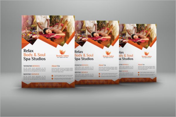 Sample Beauty Salon Flyer Design