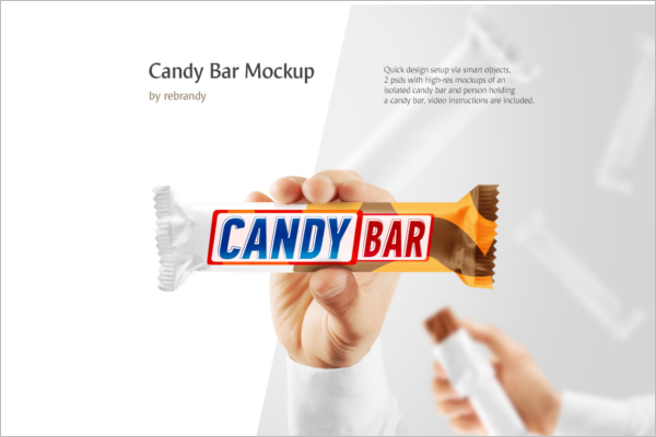 Download 31 Candy Bar Mockup Templates Free Psd Designs