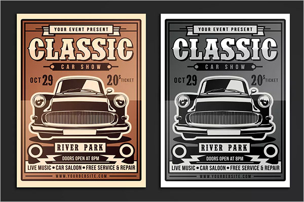 Sample Car Show Flyer