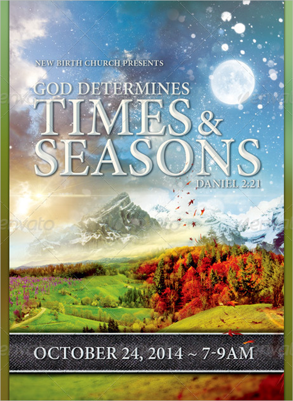 Season Event Photoshop Flyer Template