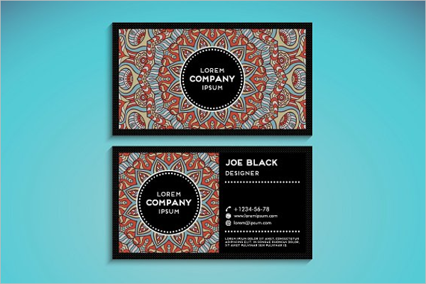 Set Of Business Card Template