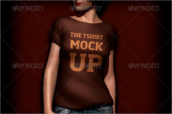 Short Sleeve Shirt Mockup Design