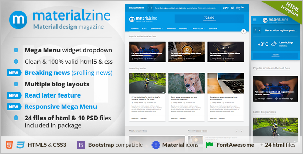 Simple Blog Design Template