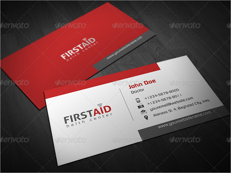 Simple Clinic Business Card Design