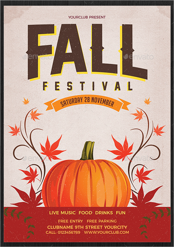 46+ Fall Flyer Templates Free PSD, Word Design Ideas