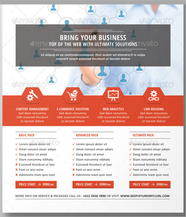 Simple SEO Flyer Template
