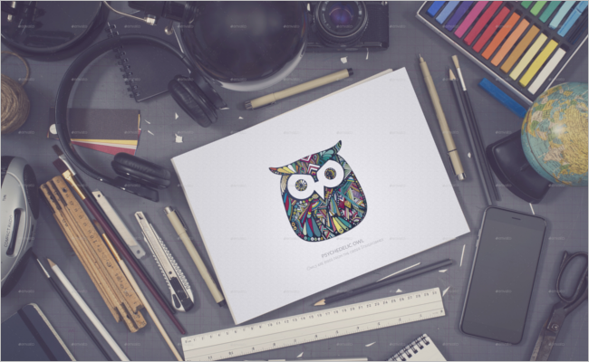 Sketchbook Sketch Mockup Template