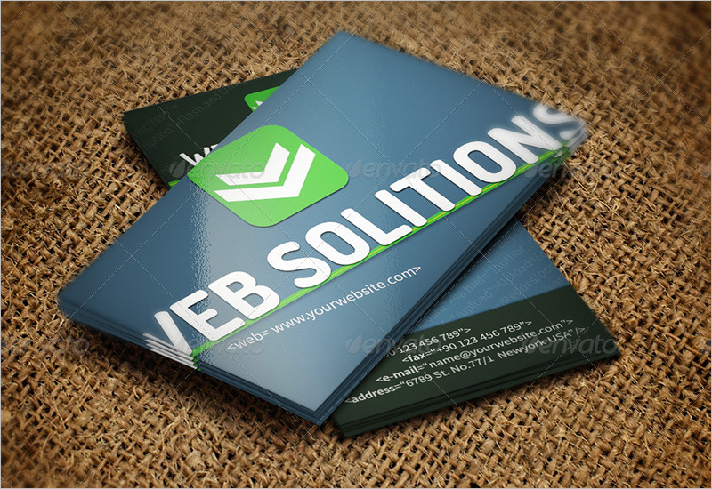 Smart Developer Business Card Design