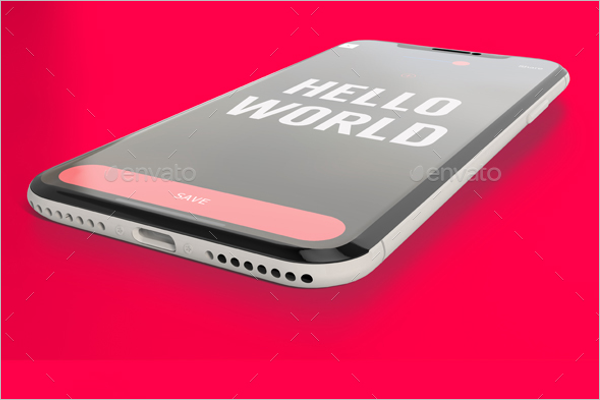 Smart iPhone X Mockup Design