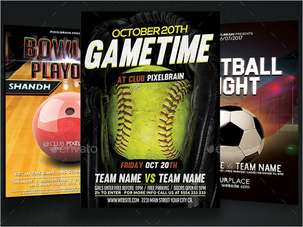 Sports Event Flyer Design