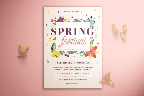 Spring Seasonal Event Flyer Template