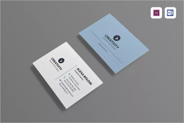Square Business Card Template