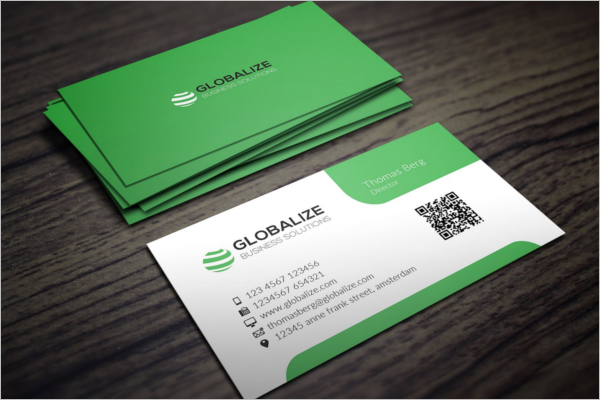 Stylish Corporate Business Card Template
