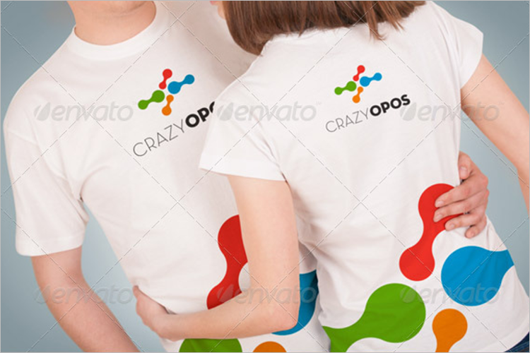 T-Shirt Mockup Vector Design