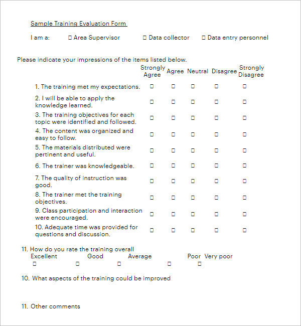 26+ Teacher Evaluation Forms Free PDF, Doc, Word Templates