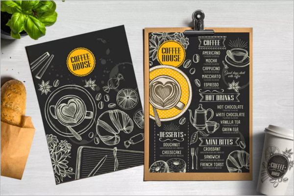 Tiki Bar Menu Template