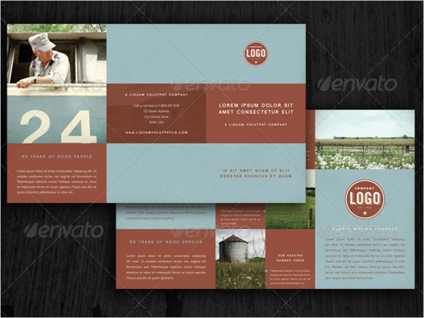Top Selling Retro Brochure Template