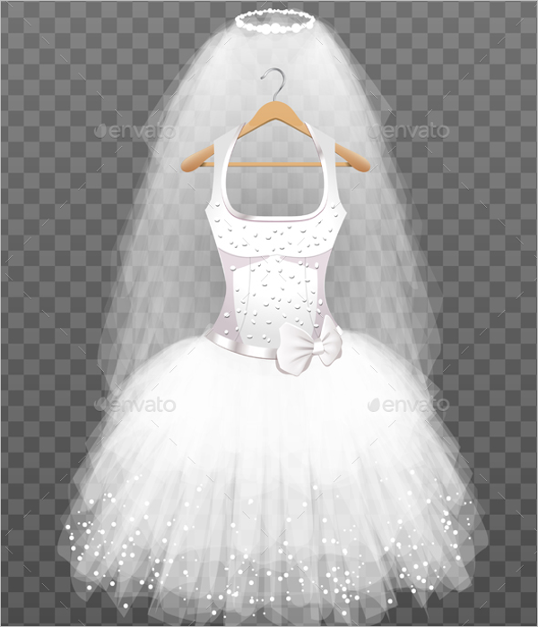 Transparent Dress Design Template