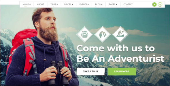 Travel Blog Design Template