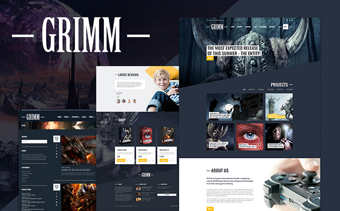 Game Development Studio WordPress Theme 
