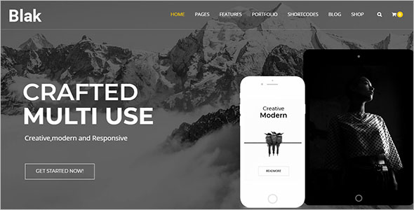Blak Responsive Drupal 8 Theme