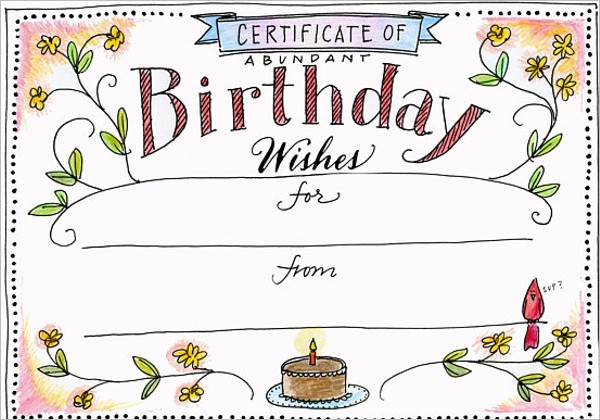 printable-birthday-certificate