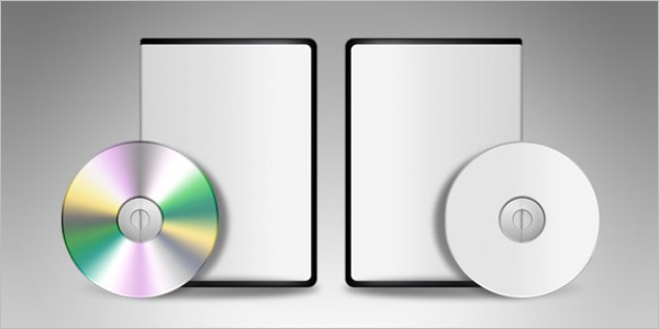 Blank DVD Case Template