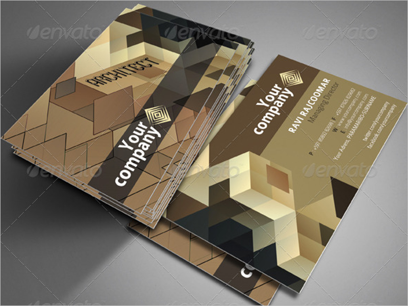 Corporate Architecture Business CardÂ  Design