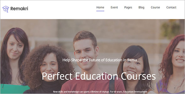 Creative Education Course Drupal 8 Theme