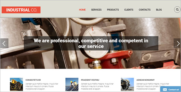 Creative Industrial Drupal Template
