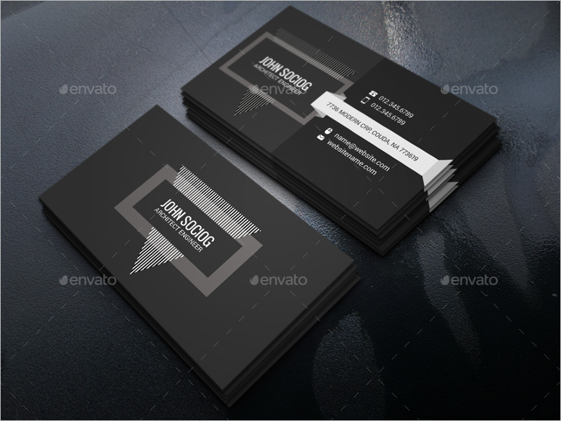 Customizable Architect Business Card Design