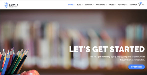 Education Courses Online Drupal Theme ExampleÂ 