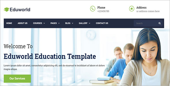 Education Courses Online Drupal Theme