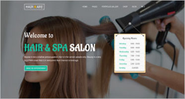 Hair Salon Wordpress Themes