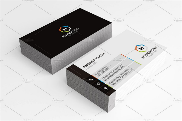Sample Business Card Template