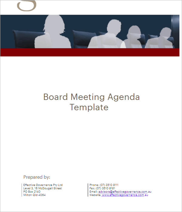 Sample Meeting Agenda Template Excel