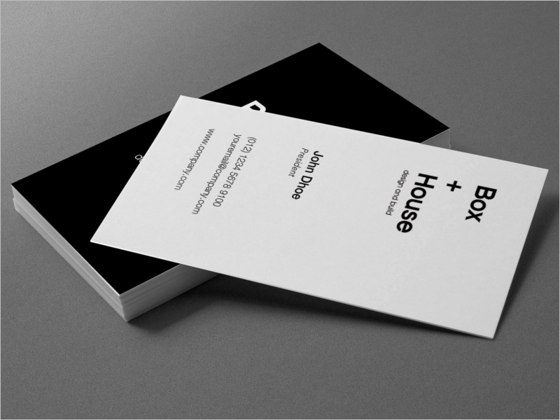 Simple Architect Business Card Template