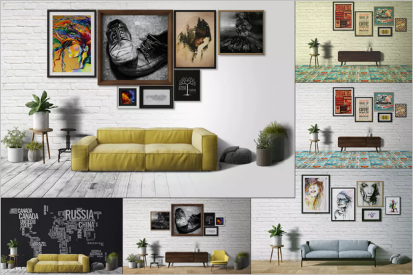 Â Wall Display MockupÂ 