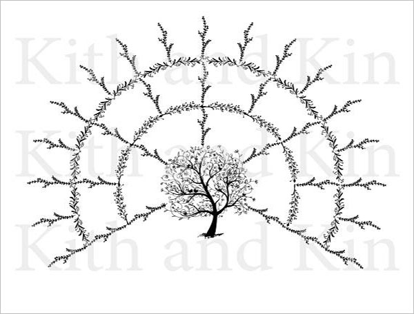 4 Generation Family Tree Template Word