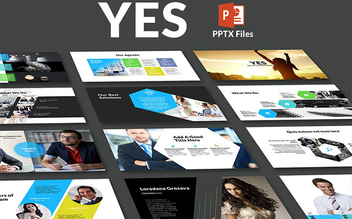 Yes - PowerPoint Template