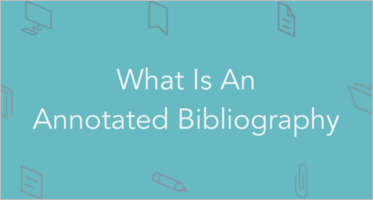 Annotated Bibliography Templat