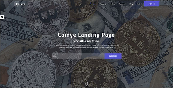 Attractive HTML Landing Page Template