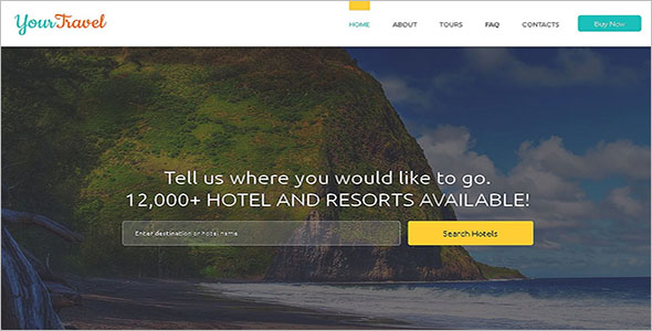 Awesome Travel HTML Template