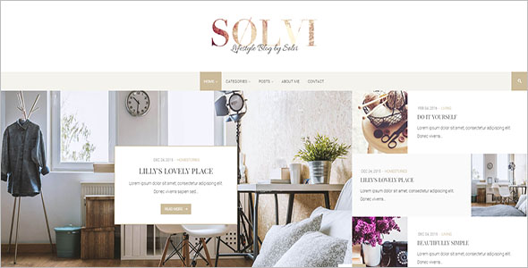 BeautifulÂ Lifestyle Blog Theme