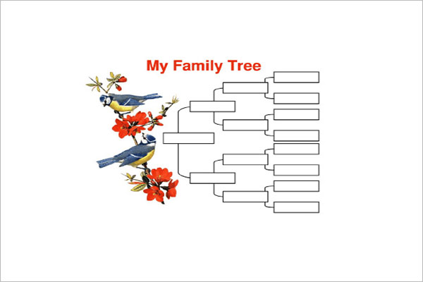 Best 4 Generation Family Tree Template