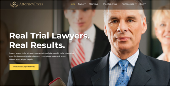 Best Attorney Website Template