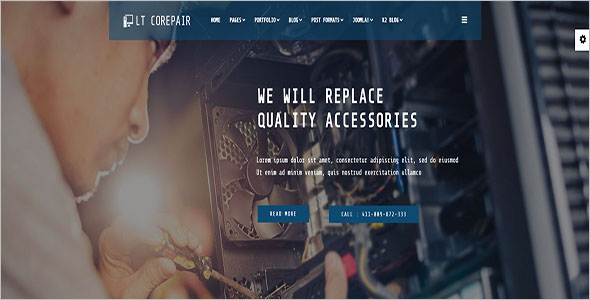 Best Computer Repair Joomla Template