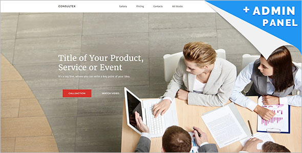 Best Consulting Landing Page Template