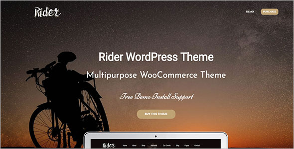 Bike Shop & Service WordPress Theme